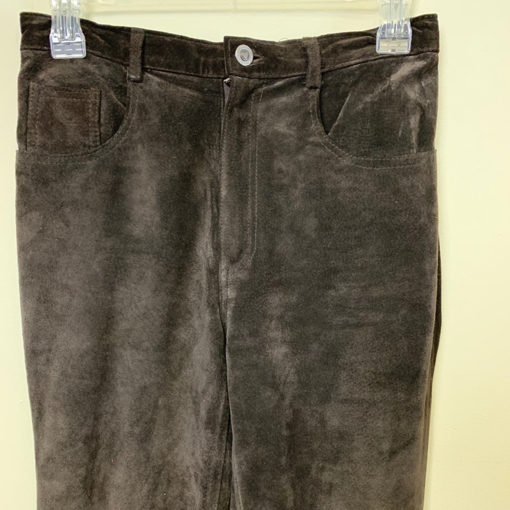 Vintage XOXO Suede Leather Pants Size 4 - Picture 2 of 12
